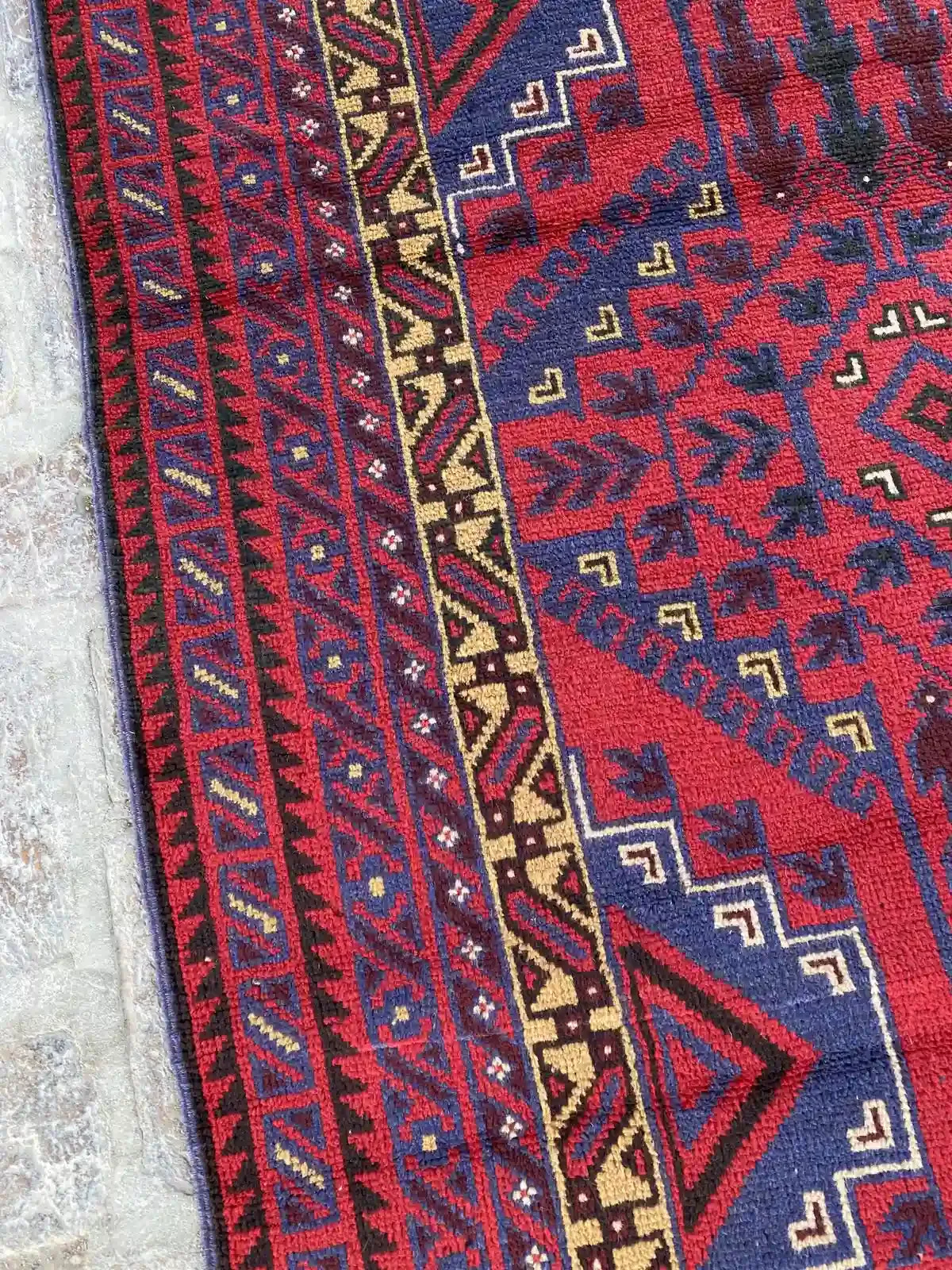 4'0 x 12'3 Afghan Belouchi hallway Rug Runner