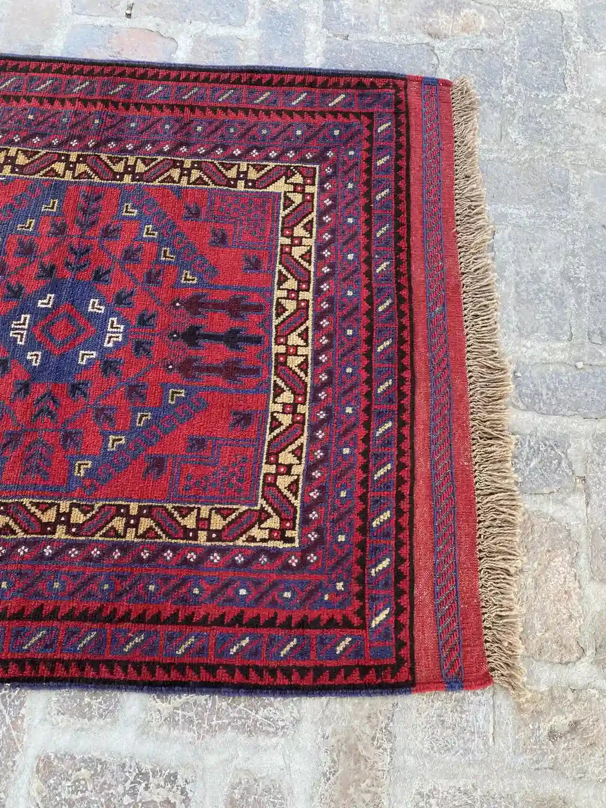 4'0 x 12'3 Afghan Belouchi hallway Rug Runner