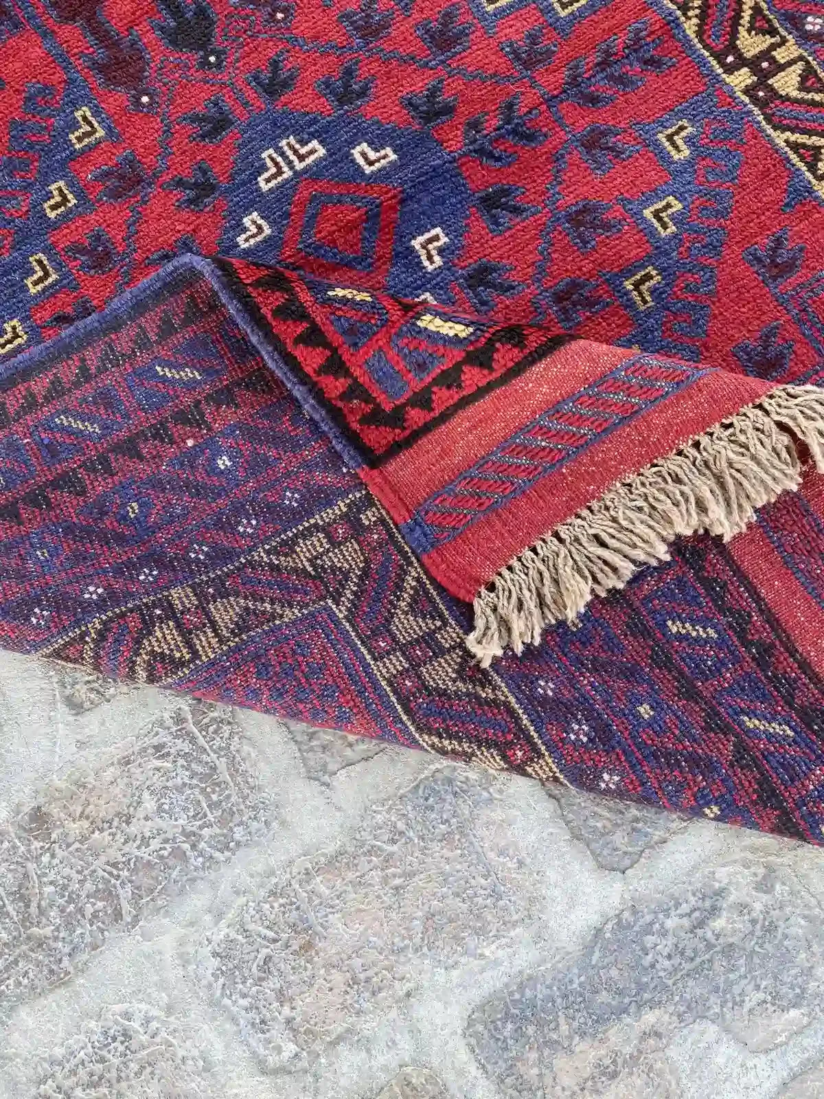 4'0 x 12'3 Afghan Belouchi hallway Rug Runner