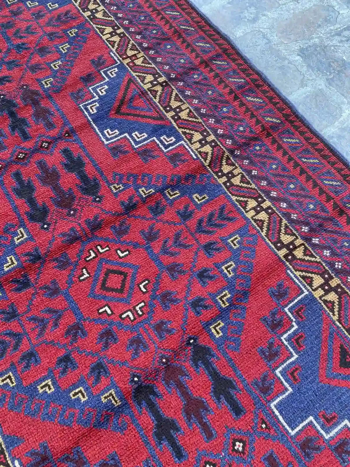 4'0 x 12'3 Afghan Belouchi hallway Rug Runner