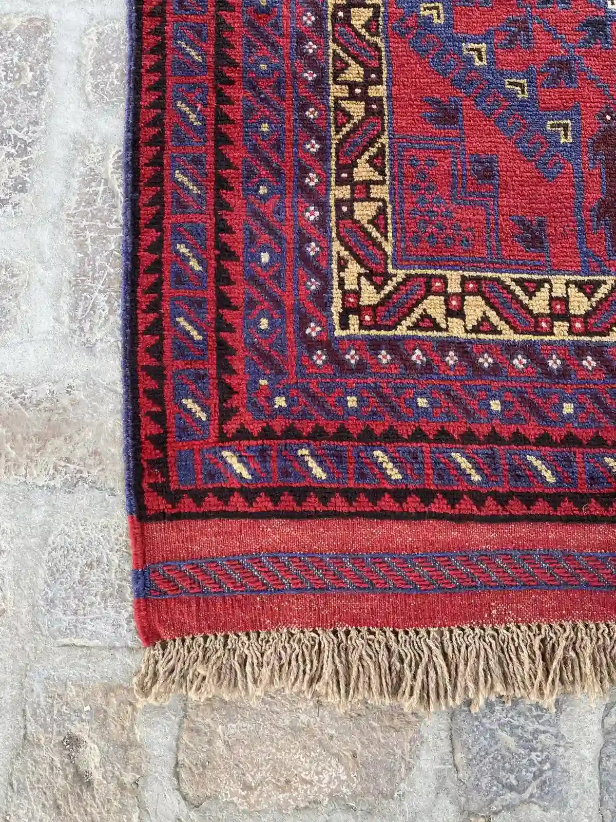 4'0 x 12'3 Afghan Belouchi hallway Rug Runner