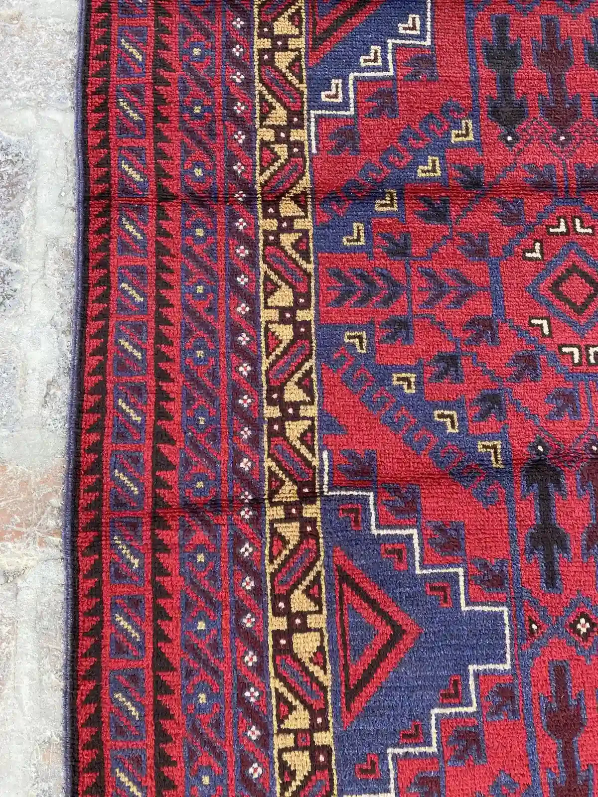 4'0 x 12'3 Afghan Belouchi hallway Rug Runner