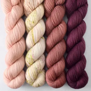 Abiquiu, Cordovan, Karabiber, Sparkling Sand - Yummy 2-Ply Quartet - Babette