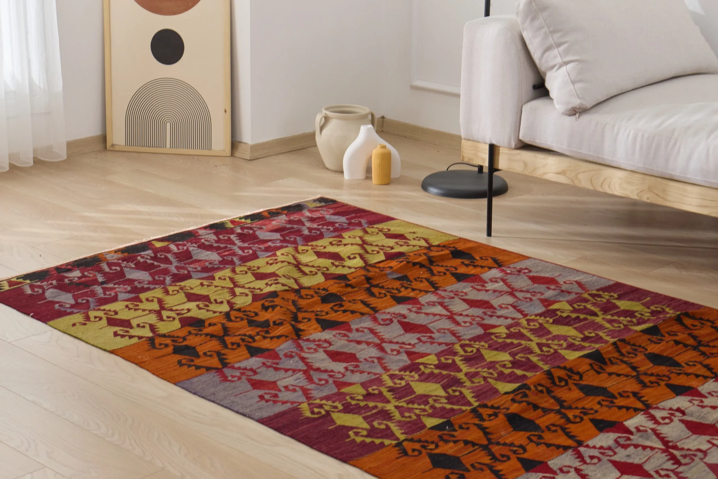 Aryana - Vintage Turkish Kilim Runner Rug