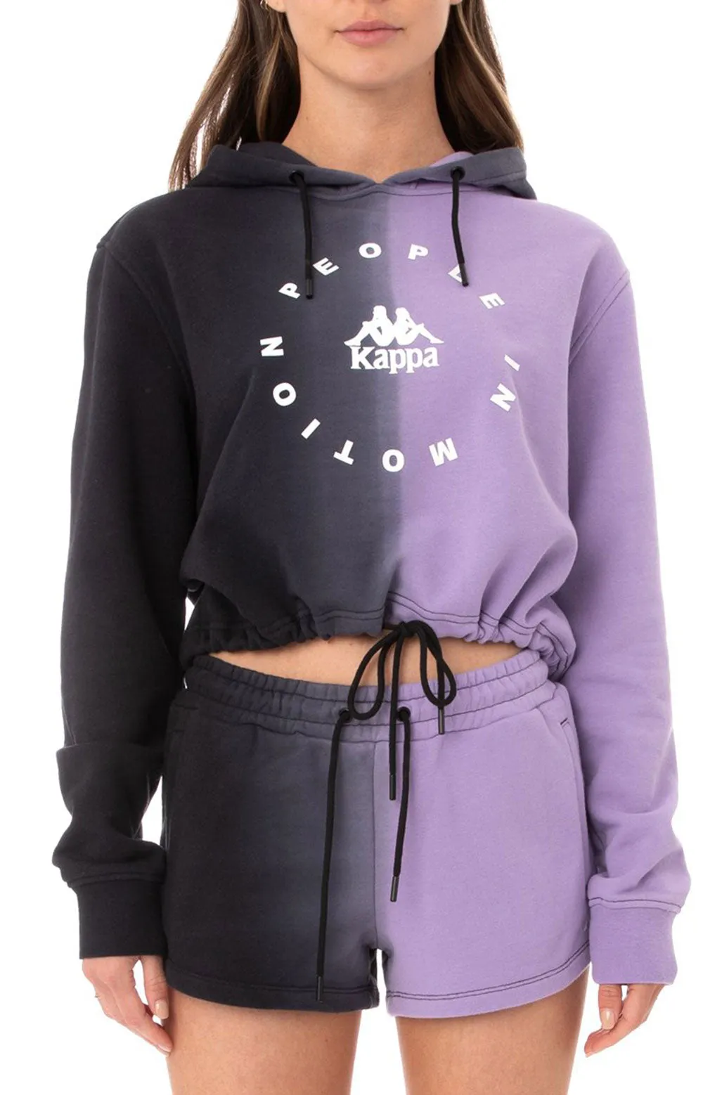 Authentic Kepulaun Pullover Hoodie - Black/Violet