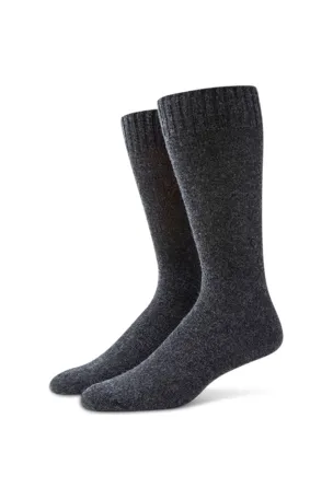 B.ELLA | Alchester & Son's Men's Pietro Cashmere Socks 9197 | Charcoal