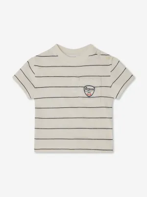 Bonpoint Baby Boys Striped Gaye T-Shirt in Ivory