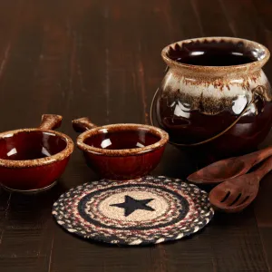 Colonial Star Jute Trivet 8