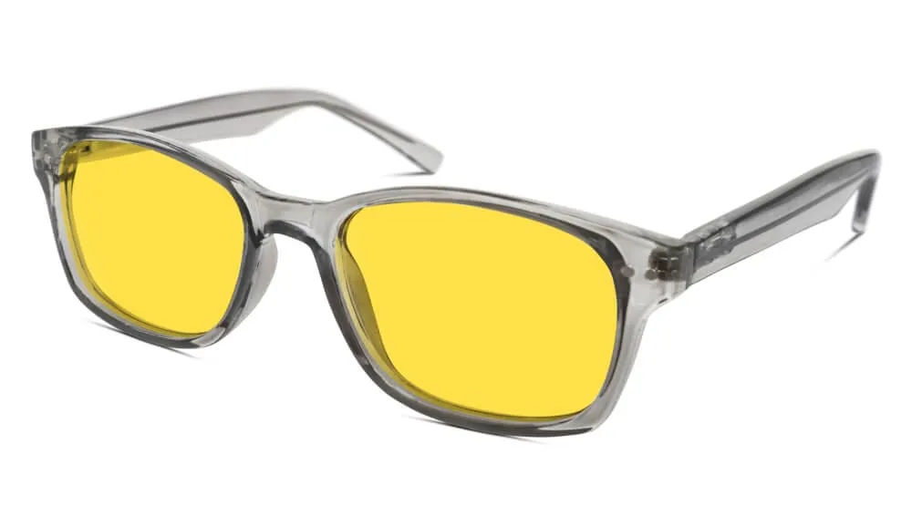 DayMax Wayfarer Glasses - Pearl Grey - Readers