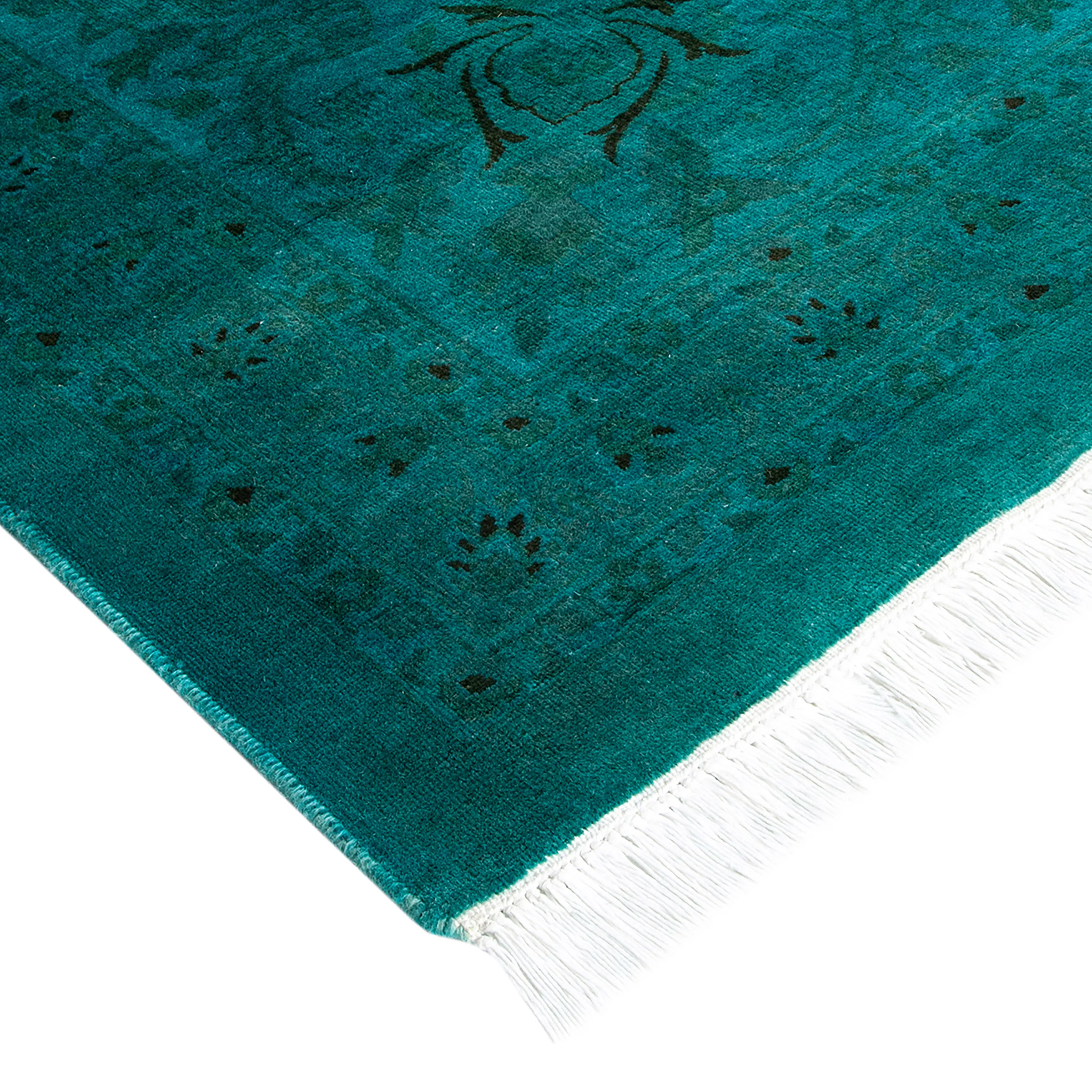 Green Samsara Wool Rug - 12'1" x 15'9"