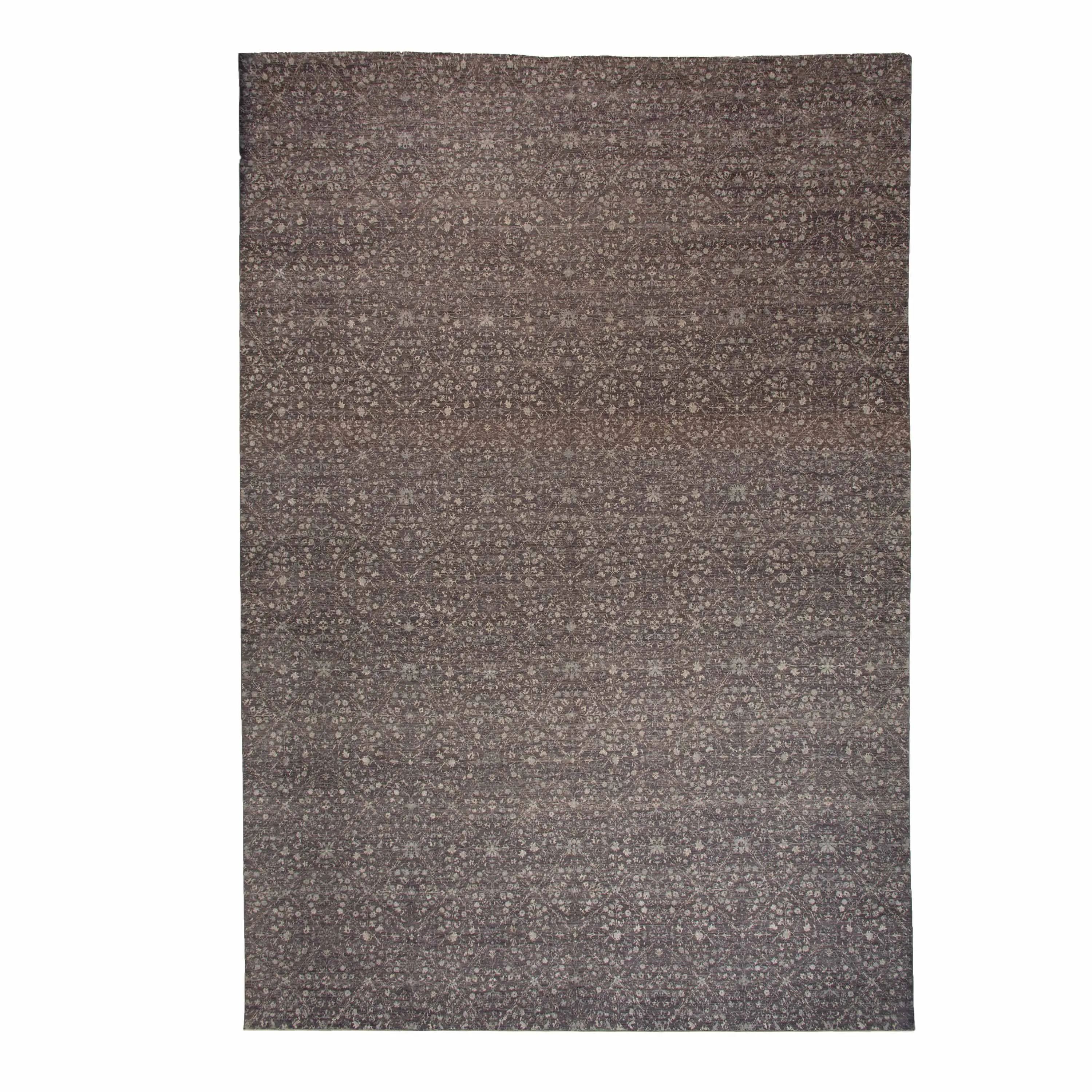 Grey Transitional Wool Rug - 17'9" x 26'