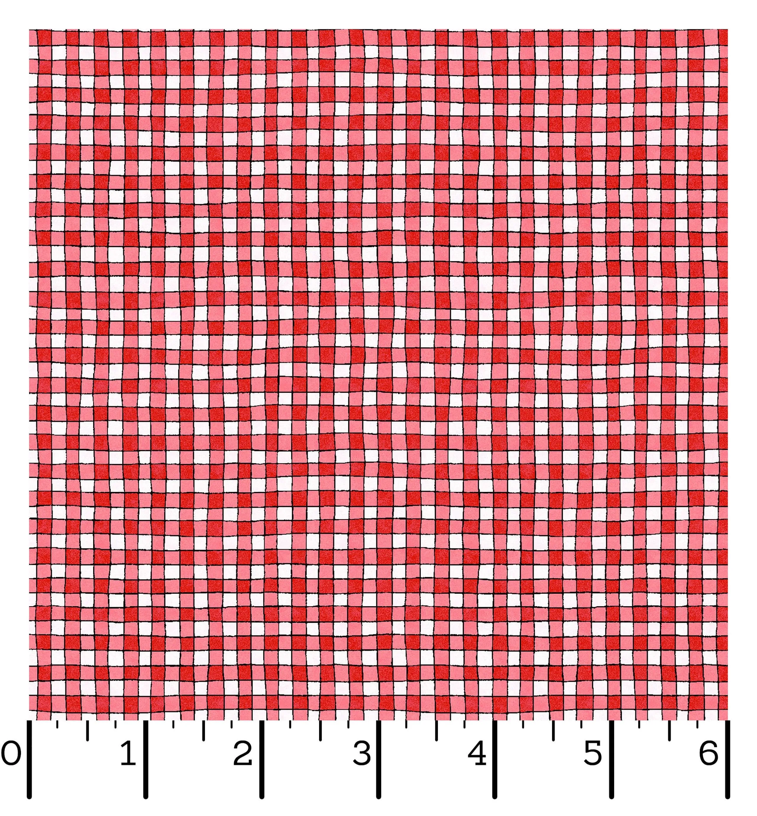 I Heart You | Gingham - Red by Kris Lammers for Maywood Studio | MAS10764-R