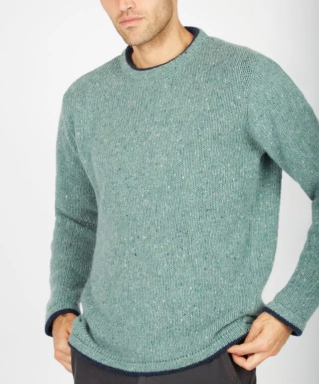 IE ROUNDSTONE SWEATER - OCEAN MIST