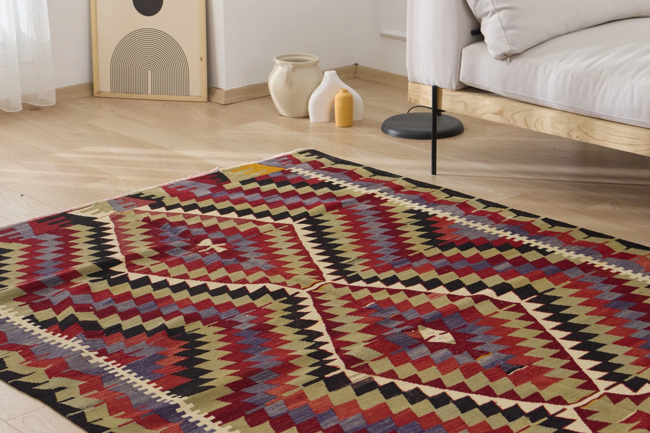 Imani - Vintage Turkish Kilim Rug