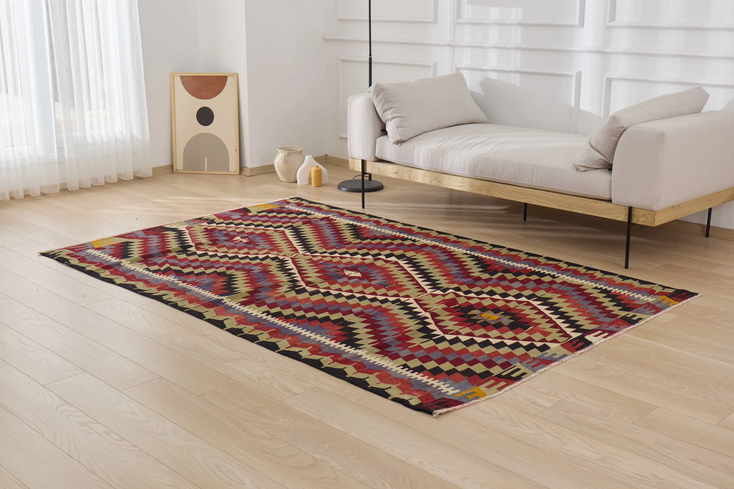 Imani - Vintage Turkish Kilim Rug