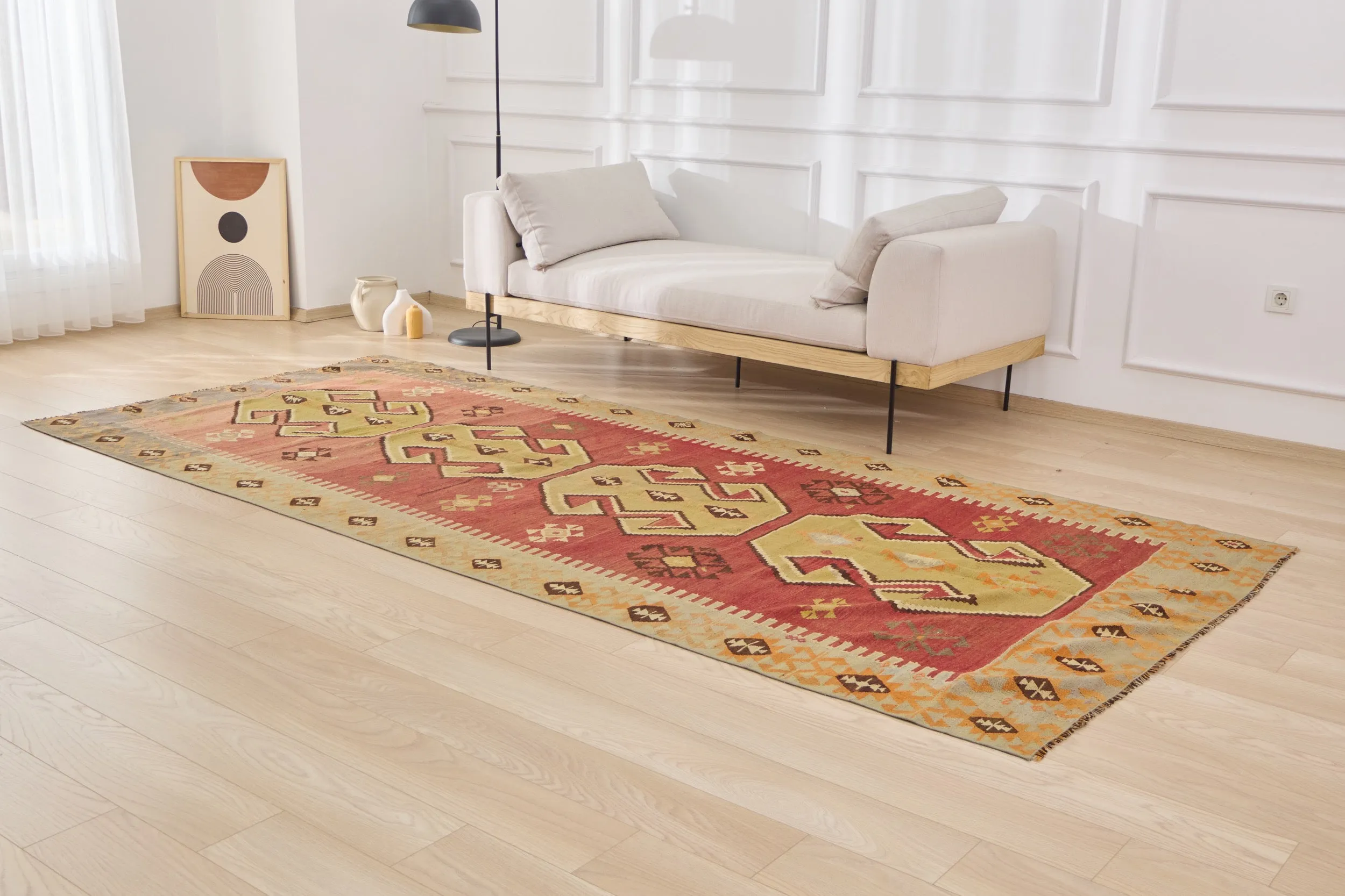 Jacquelyn - Vintage Turkish Kilim Rug