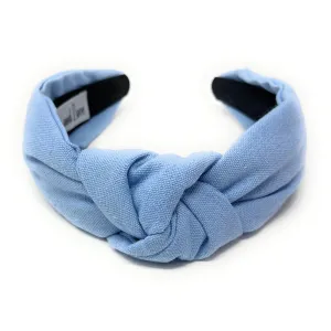 Light Blue Knotted Headband