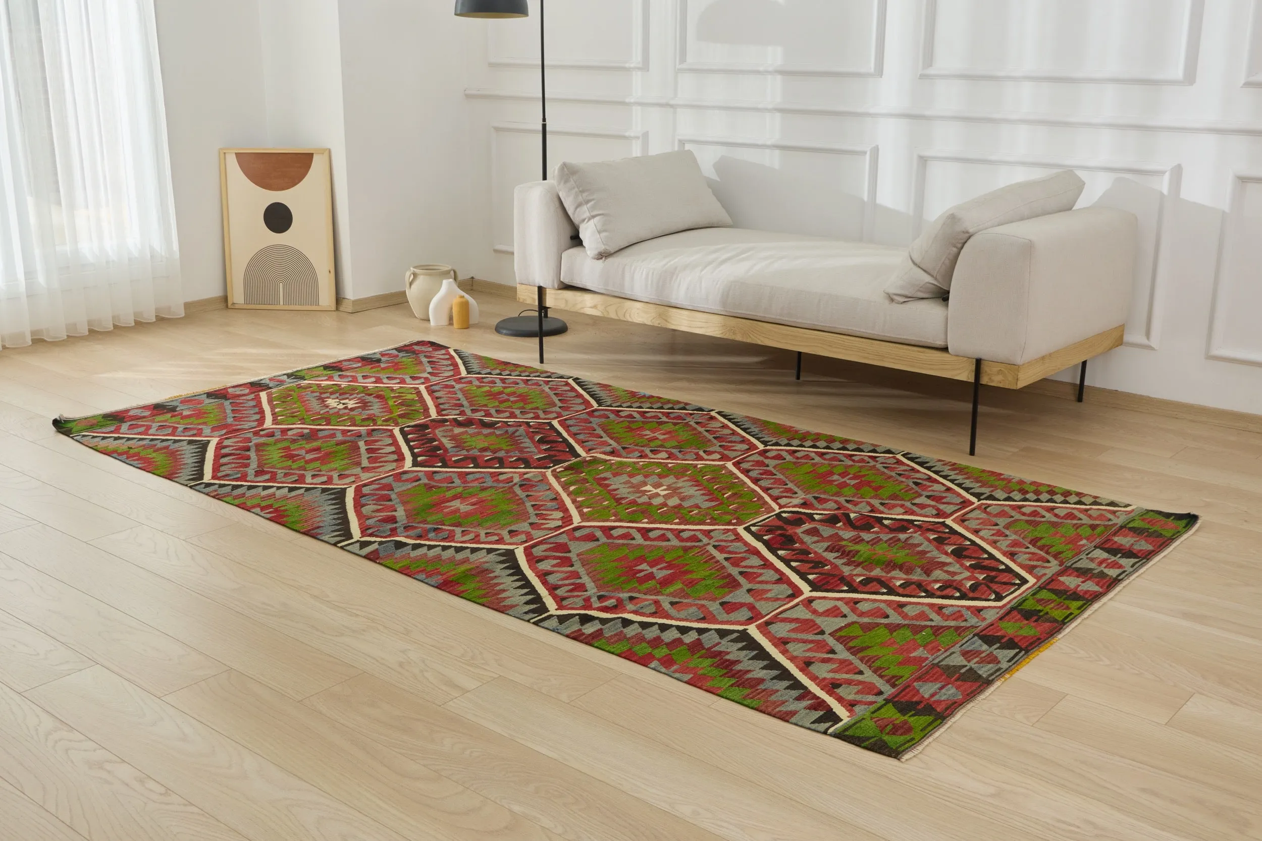 Maryjane - Vintage Turkish Kilim Rug