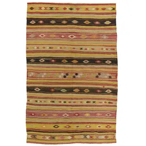 Mattie - Vintage Turkish Kilim Rug