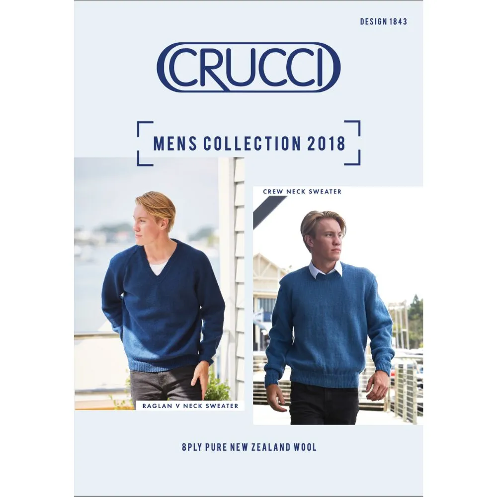 Men's Collection 2018 Knitting Patterns (CRU1843)