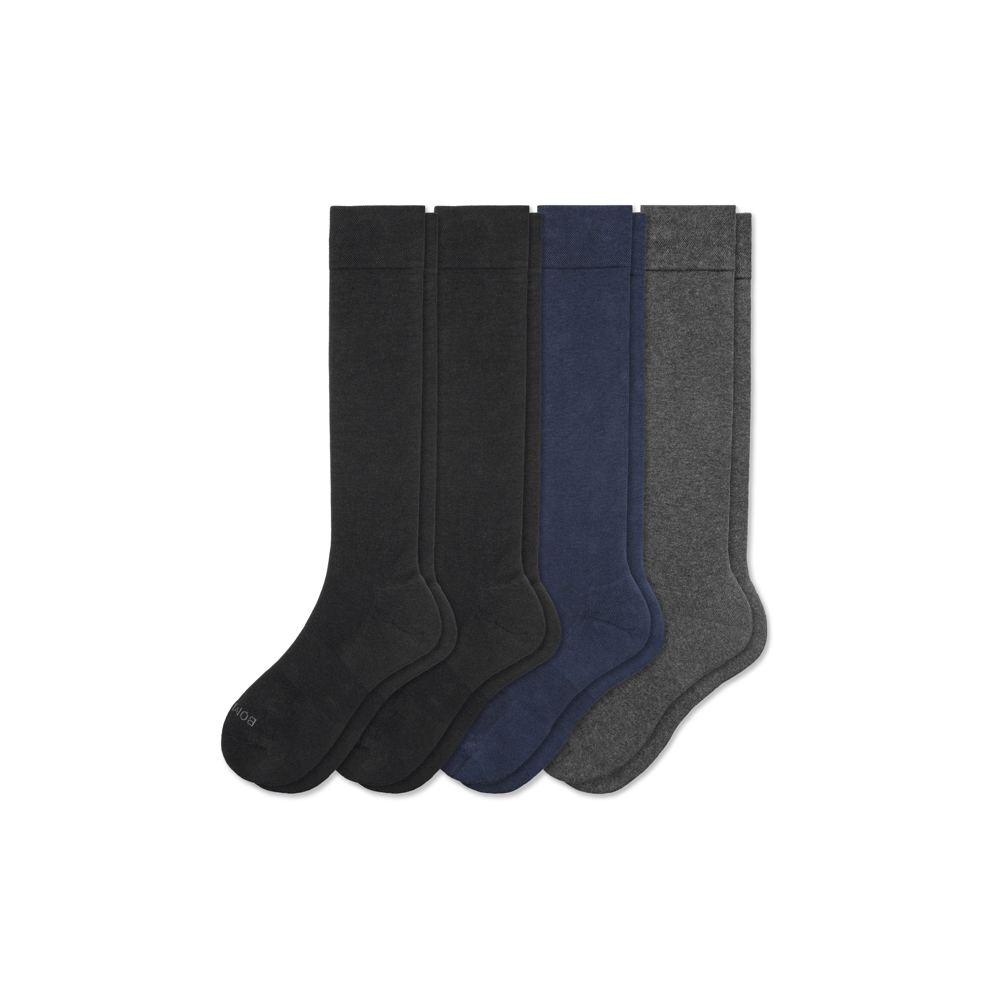 Men's Dress Over the Calf Sock 4-Pack