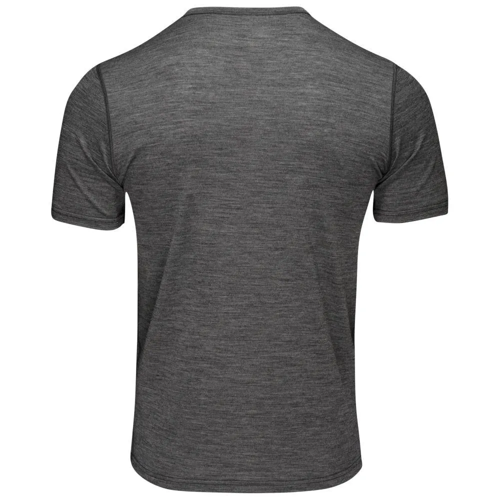 Mens Merino 150 Mountains Tee (Smoke)