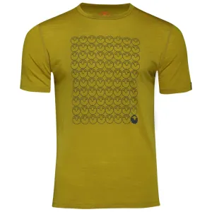 Mens Merino 150 Odd One Out Tee (Lime/Smoke)