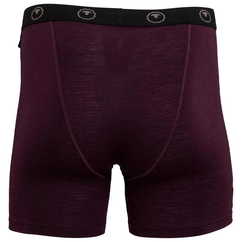 Mens Merino 180 Boxers (Wine)