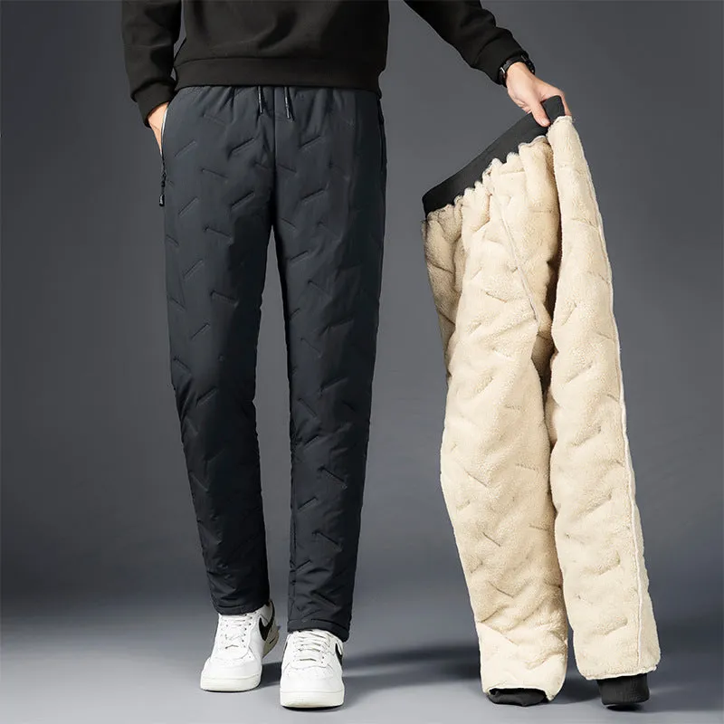 Men's Padded Cotton Trousers With Cashmere | Brodtica.com