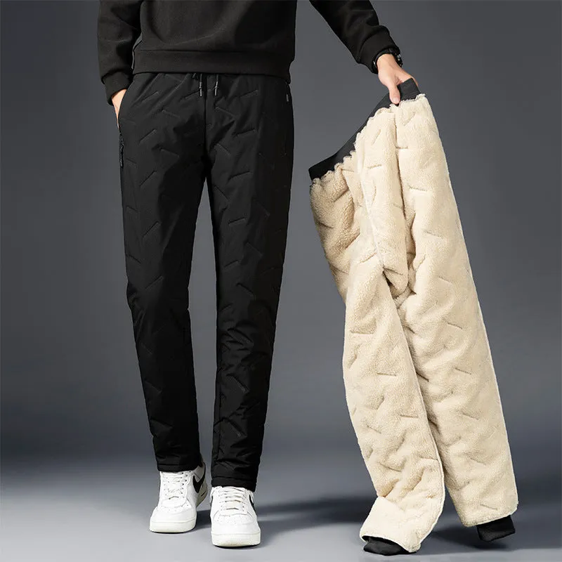 Men's Padded Cotton Trousers With Cashmere | Brodtica.com