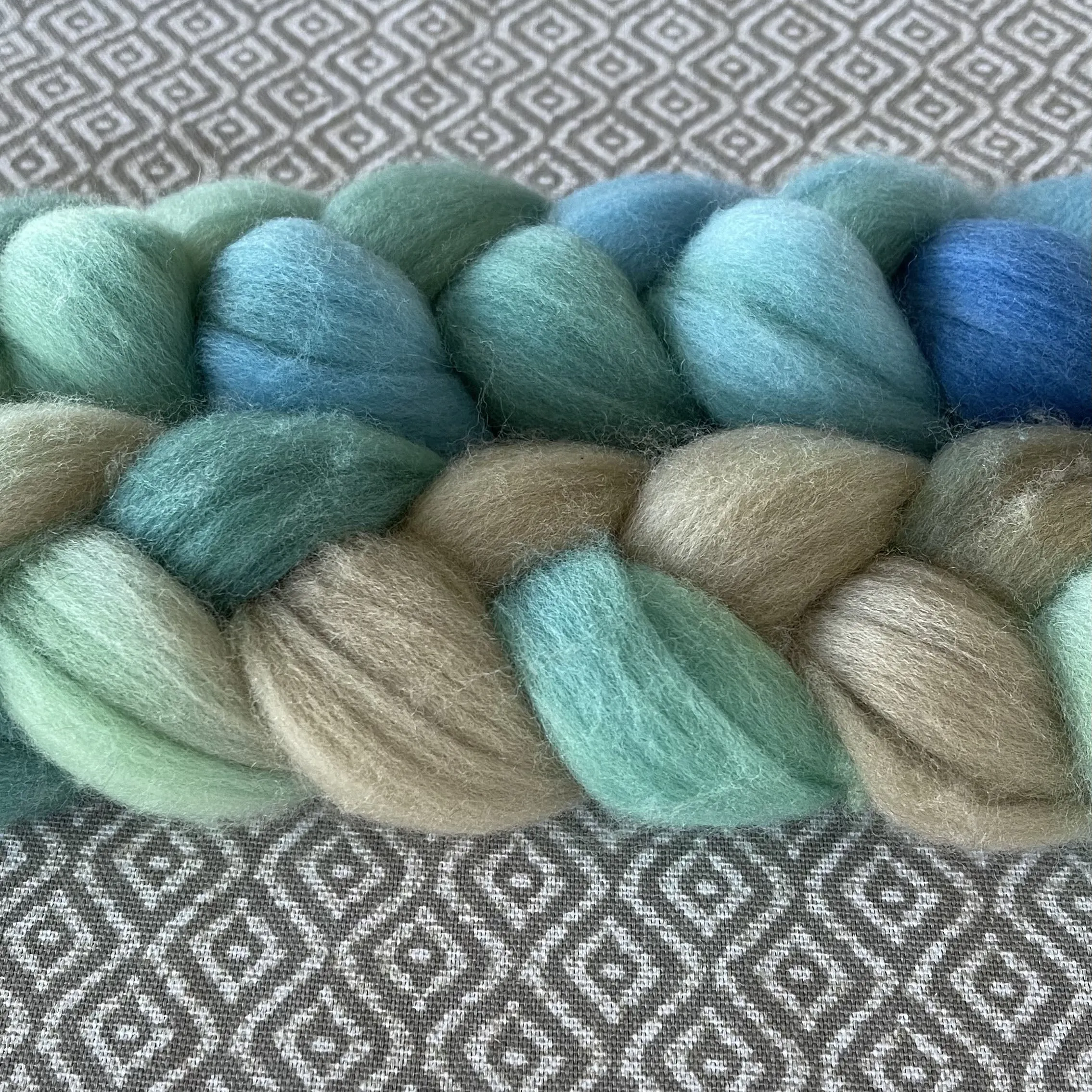 Merino Superfine Roving - Aquamarine