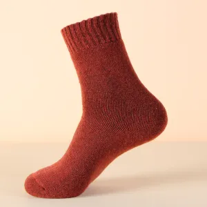 Merino Wool Socks Rust