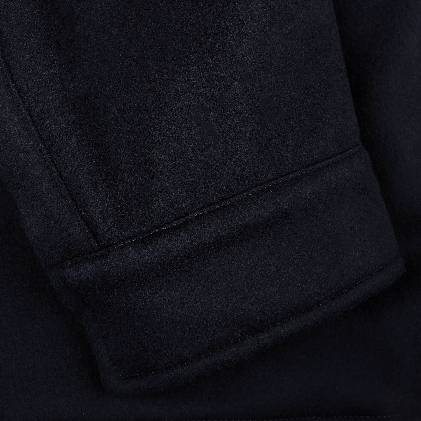 Navy Blue Loro Piana Wool Field Jacket