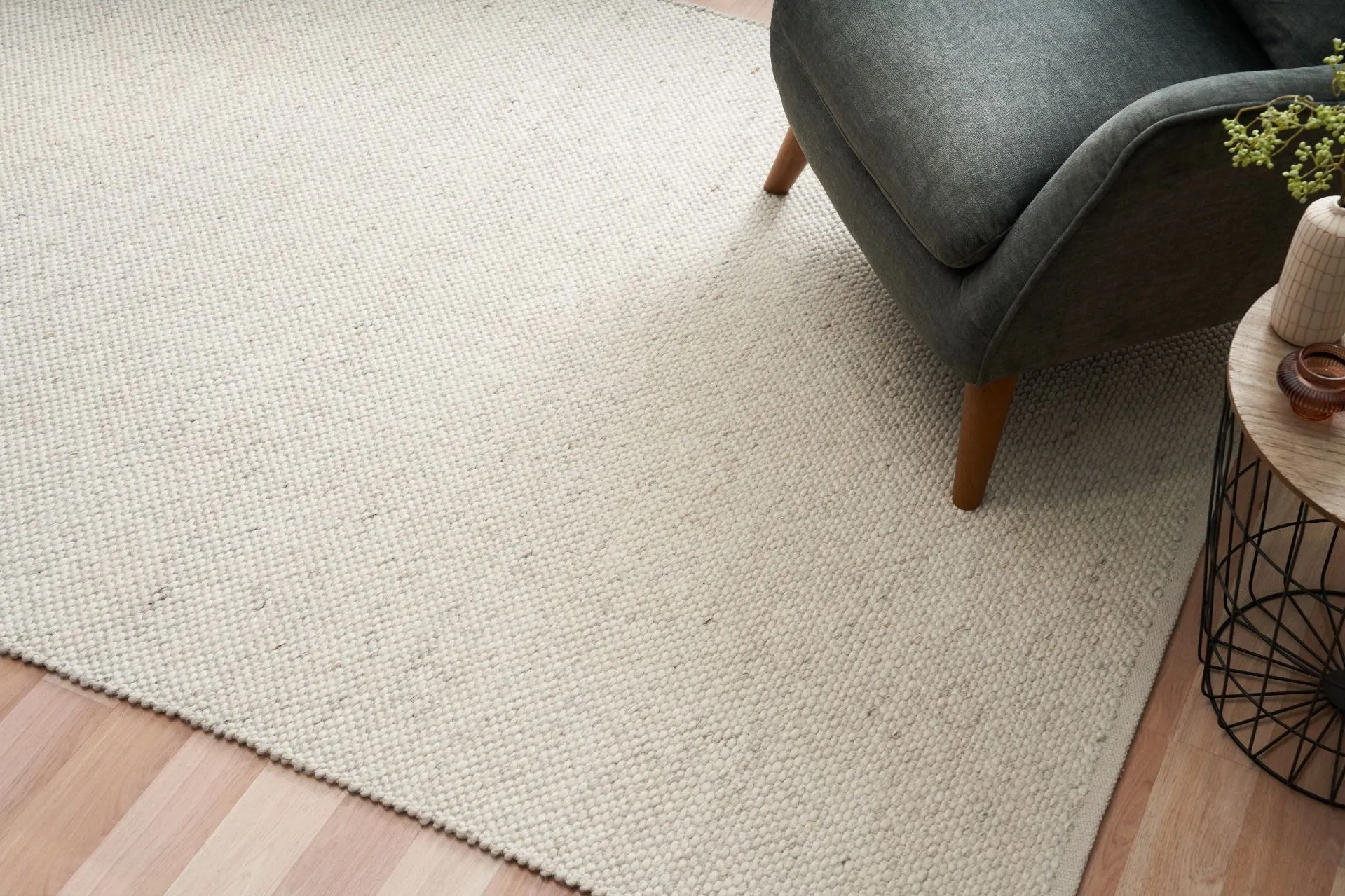 Parker 400 x 300 cm New Zealand Wool Rug - Pearl