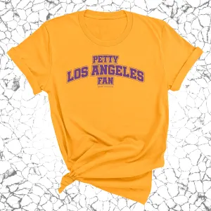 Petty Los Angeles Fan Unisex Tee (Gold/Purple)