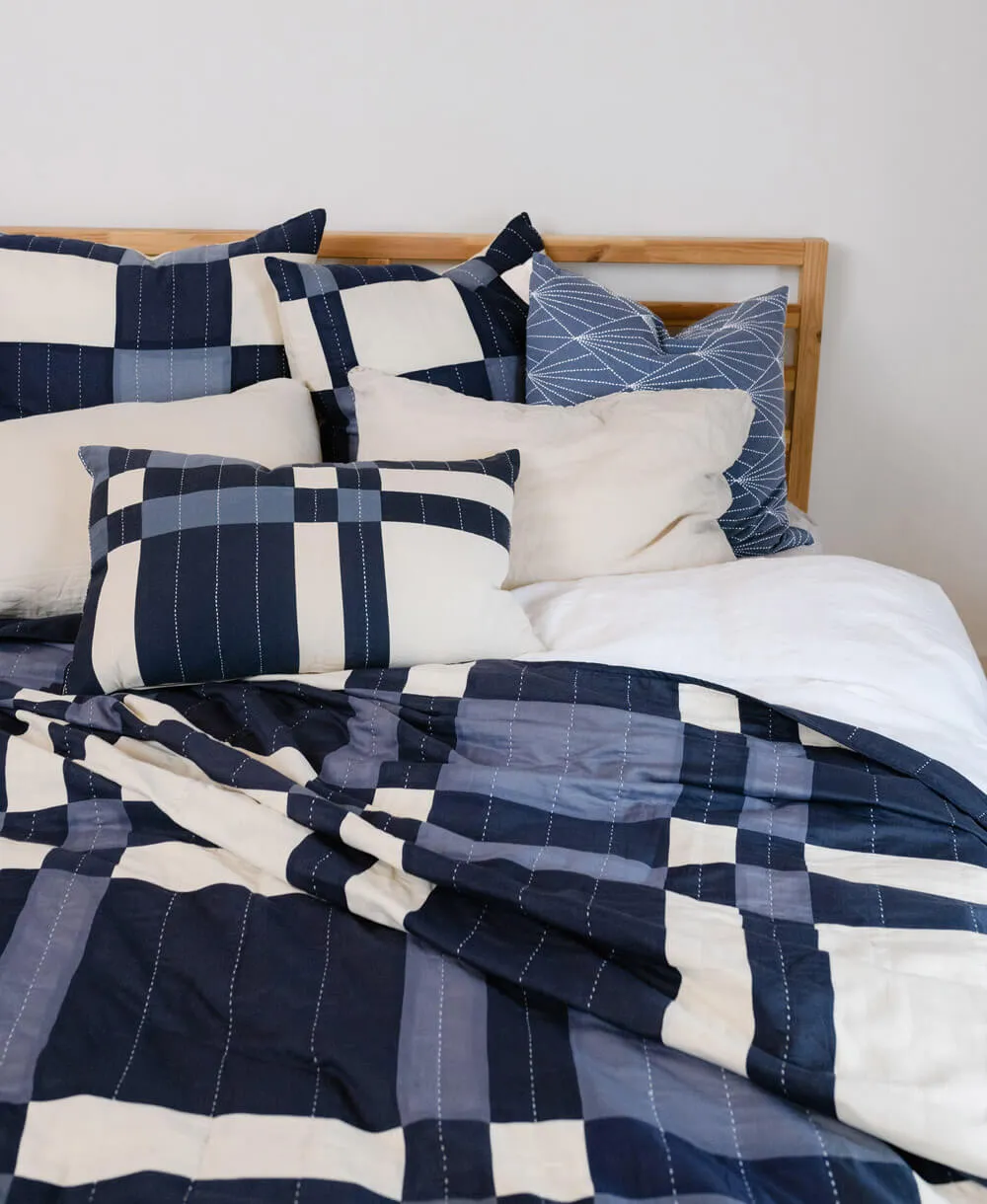 Plaid Patchwork Quilt Bedding