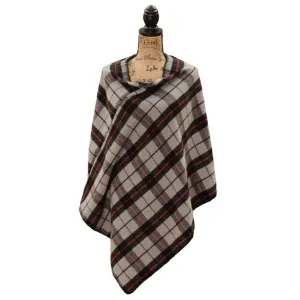 Ponderosa Plaid Poncho