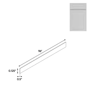 RTA - Elegant Shaker White - Plywood Toe Kick - 96"L x 0.12"T