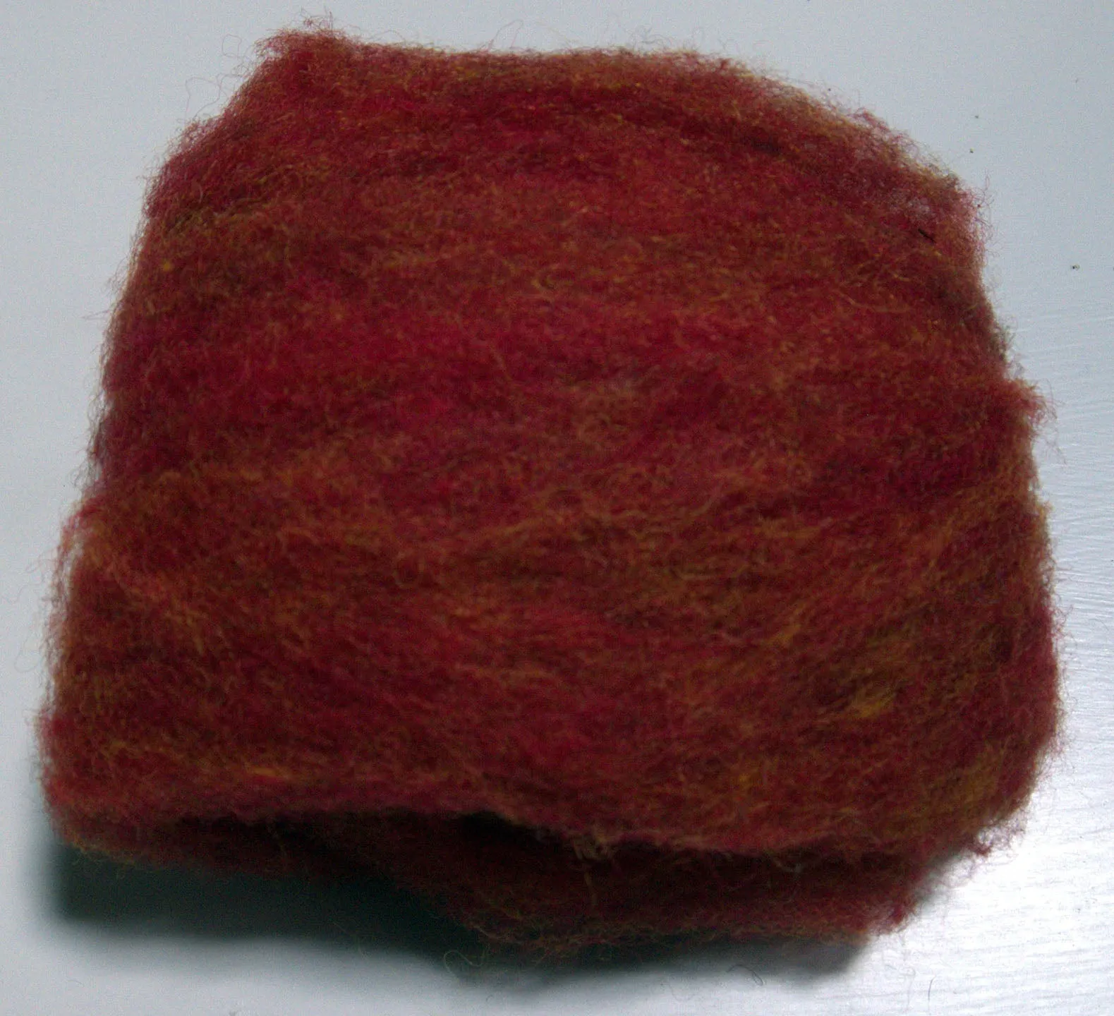 Rust Carded Irish Wool