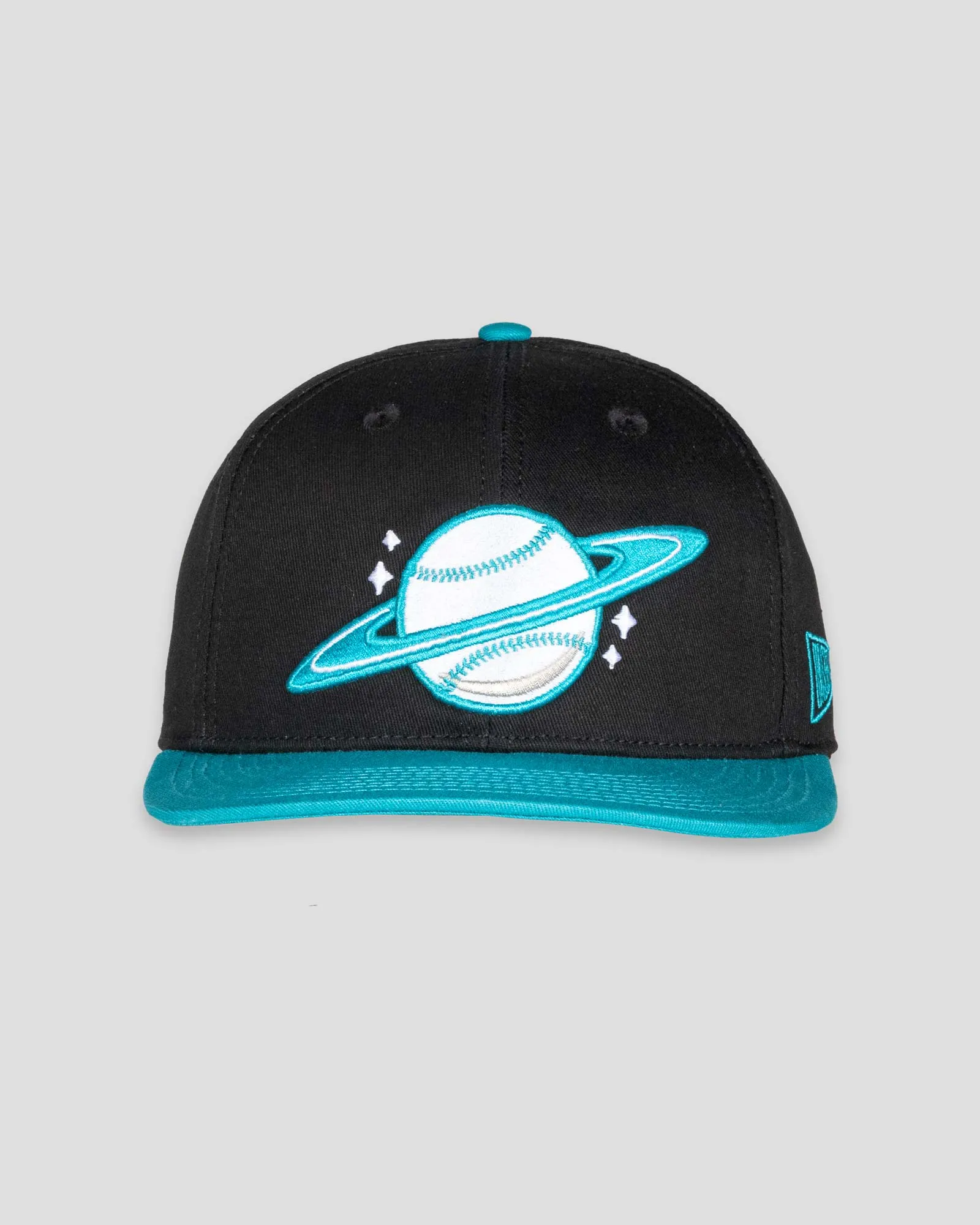 Space Ball Youth Cap - Black and Teal