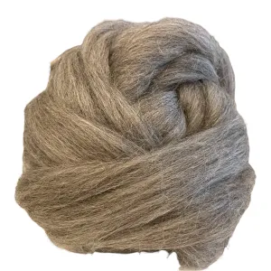 Special Offer 500g (17.63oz) Pure Grey Lincoln Longwool Washed and Combed Top.  Perfect for Peg Looms