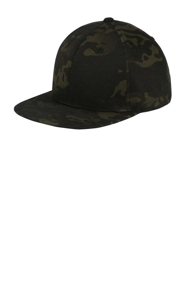 Sport-Tek STC19: Yupoong Flat Bill Snapback Cap