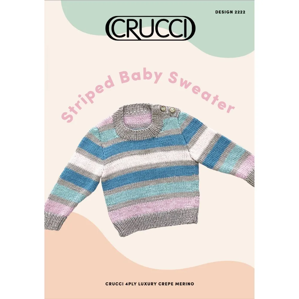 Striped Baby Sweater (CRU2222)