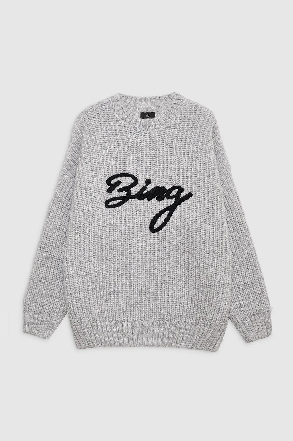 Sydney Crew Sweater Signature - Light Heather Grey