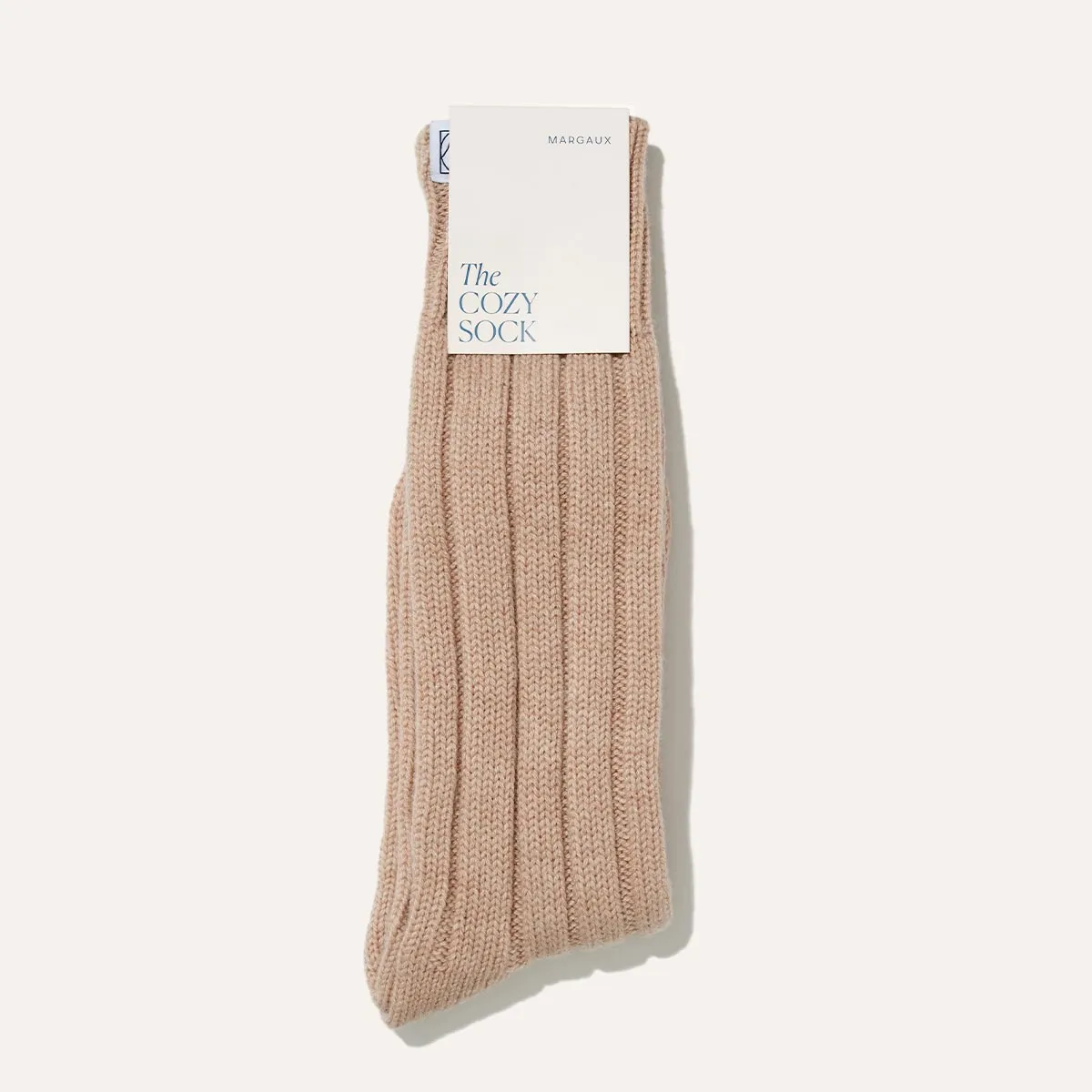 The Cozy Sock - Oatmeal Wool / Cashmere Blend