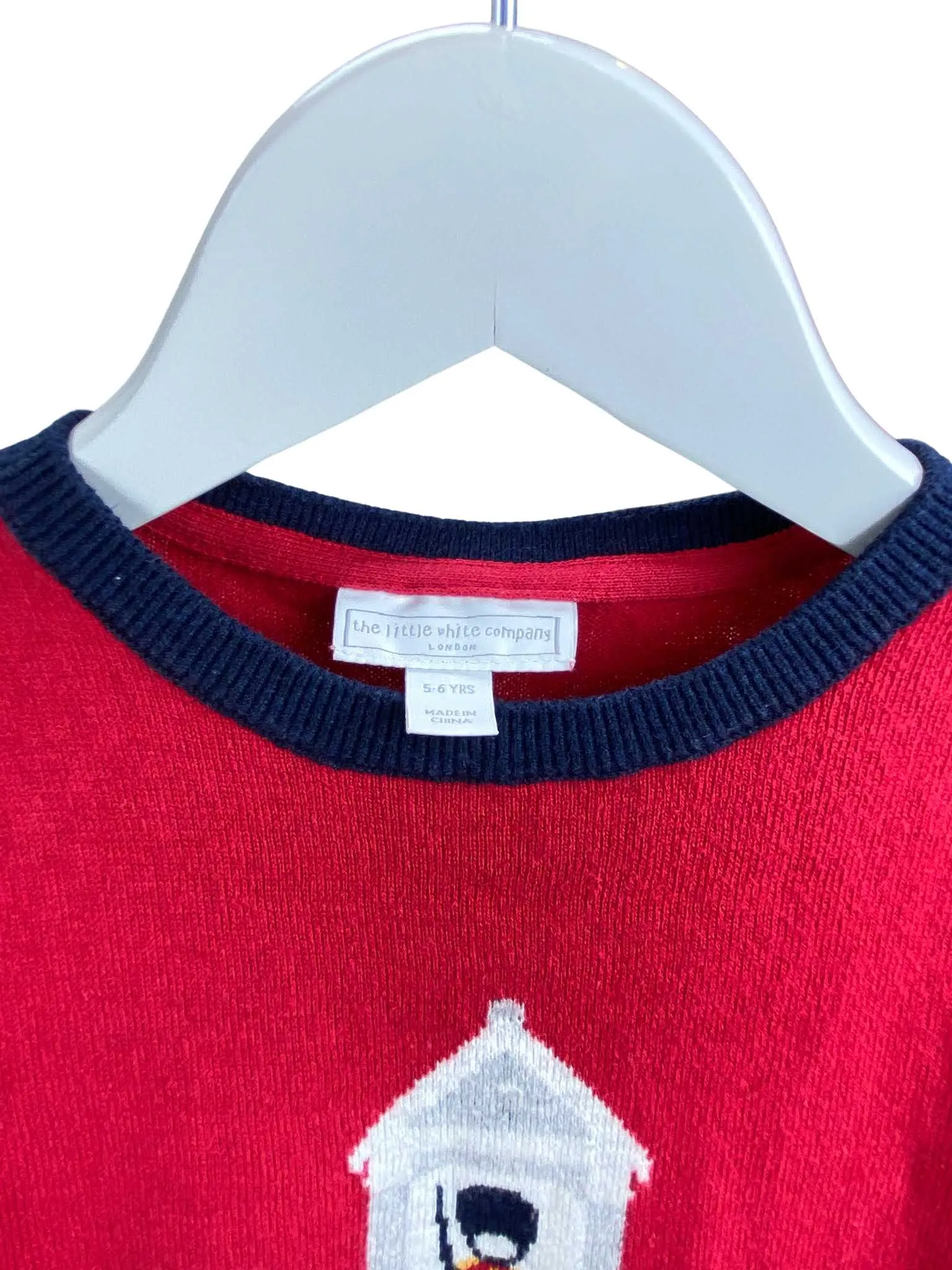 The Little White Company, Boys' Queen's Guard Sweater, Red/Navy, Size 5-6 Years