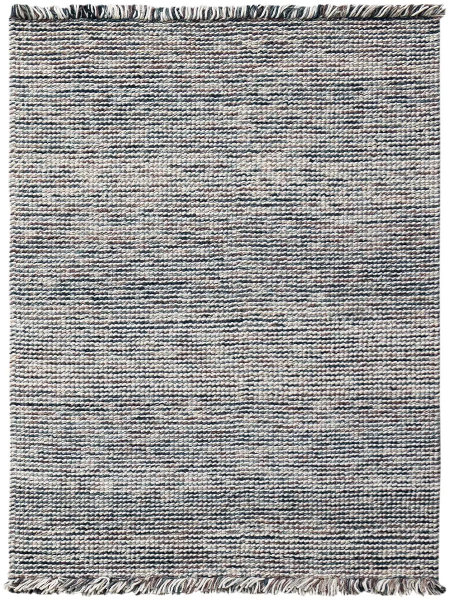 Vivid Modern Gray Hand-Woven Rug 9'x12'