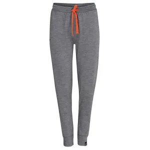 Womens Merino 260 Lounge Cuffed Joggers (Charcoal/Orange)