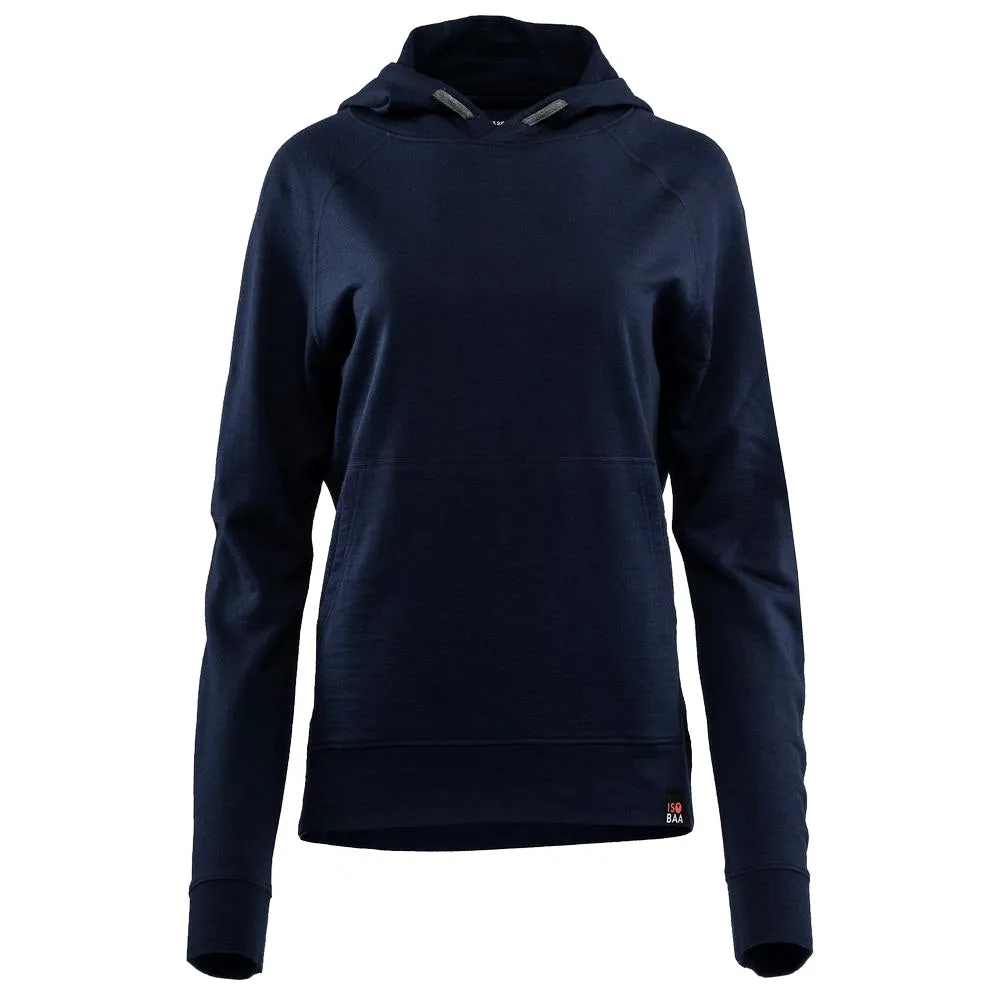 Womens Merino 260 Lounge Hoodie (Navy/Smoke)