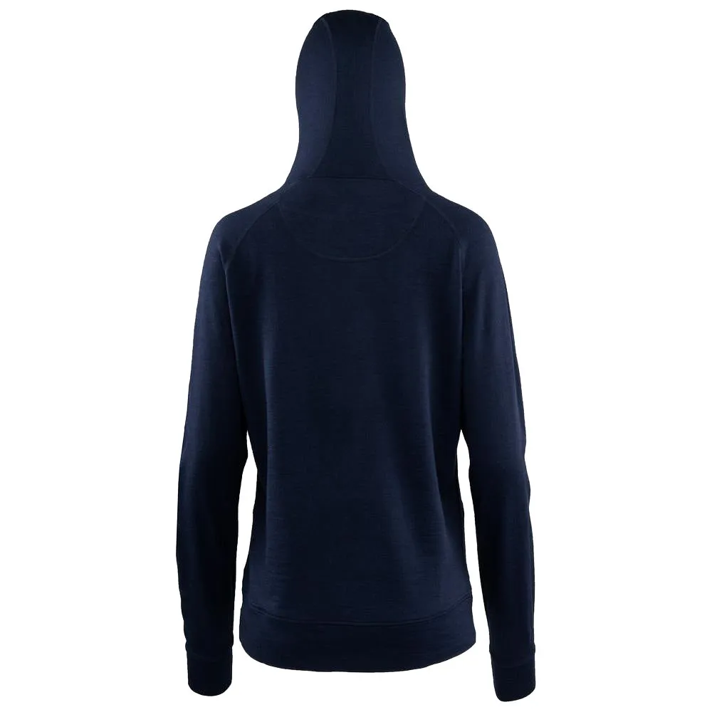 Womens Merino 260 Lounge Hoodie (Navy/Smoke)